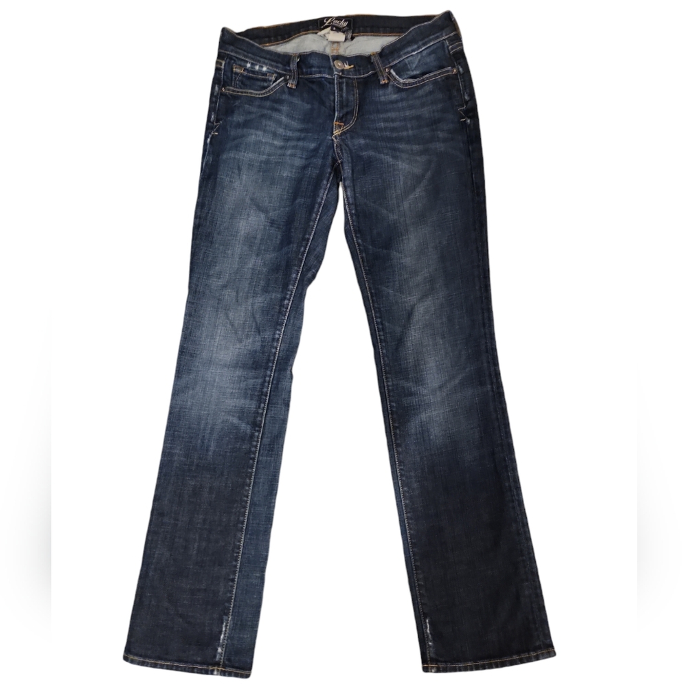 🍀🍀Lucky Brand straight leg jeans size 27(4) x 30